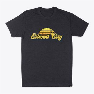 Ellicott City Maryland Sublime Sunset Classic Dad T-Shirt