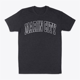 Marin City California Trendy Block Classic Dad T-Shirt