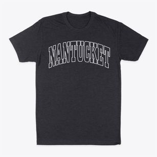 Nantucket Massachusetts Trendy Block Classic Dad T-Shirt