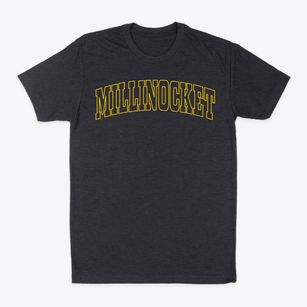 Millinocket Maine Trendy Block Classic Dad T-Shirt