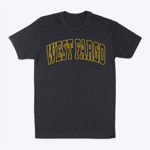 West Fargo North Dakota Trendy Block Classic Dad T-Shirt