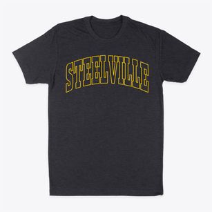 Steelville Missouri Trendy Block Classic Dad T-Shirt