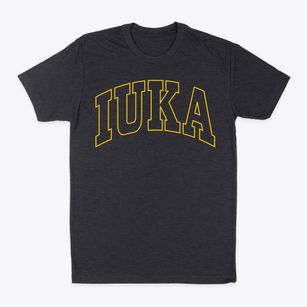 Iuka Kansas Trendy Block Classic Dad T-Shirt