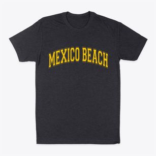 Mexico Beach Florida Varsity Classic Dad T-Shirt