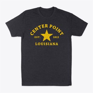 Center Point Louisiana Star Classic Dad T-Shirt