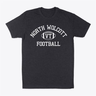 North Wolcott Vermont Football Classic Dad T-Shirt