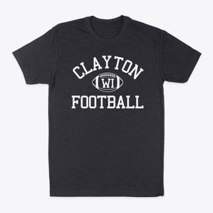 Clayton Wisconsin Football Classic Dad T-Shirt