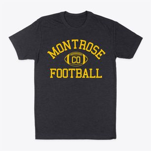 Montrose Colorado Football Classic Dad T-Shirt