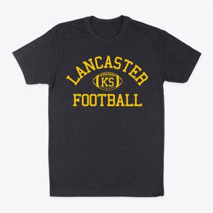 Lancaster Kansas Football Classic Dad T-Shirt