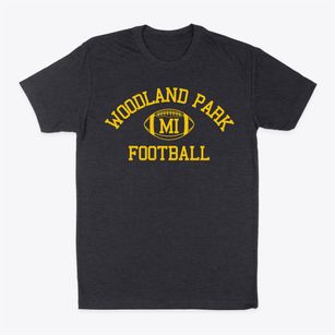 Woodland Park Michigan Football Classic Dad T-Shirt