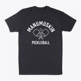 Manumuskin New Jersey Pickleball Classic Dad T-Shirt
