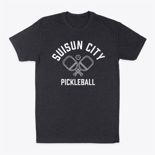Suisun City California Pickleball Classic Dad T-Shirt
