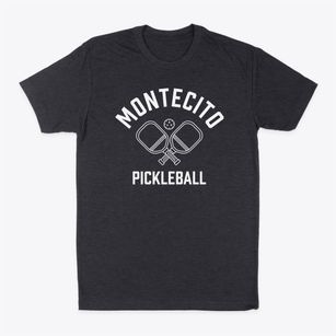 Montecito California Pickleball Classic Dad T-Shirt