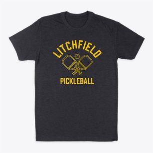 Litchfield Maine Pickleball Classic Dad T-Shirt