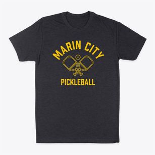 Marin City California Pickleball Classic Dad T-Shirt