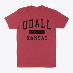 Udall Kansas Classic Established Classic Dad T-Shirt