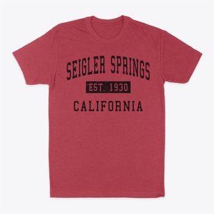 Seigler Springs California Classic Established Classic Dad T-Shirt