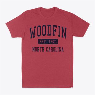 Woodfin North Carolina Classic Established Classic Dad T-Shirt
