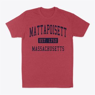 Mattapoisett Massachusetts Classic Established Classic Dad T-Shirt