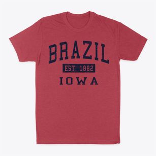 Brazil Iowa Classic Established Classic Dad T-Shirt