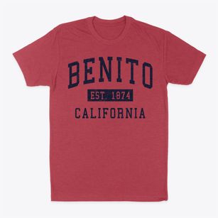Benito California Classic Established Classic Dad T-Shirt