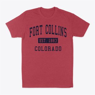 Fort Collins Colorado Classic Established Classic Dad T-Shirt
