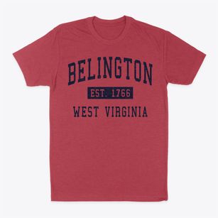 Belington West Virginia Classic Established Classic Dad T-Shirt