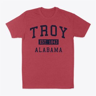 Troy Alabama Classic Established Classic Dad T-Shirt