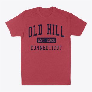 Old Hill Connecticut Classic Established Classic Dad T-Shirt