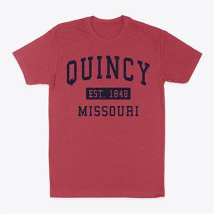 Quincy Missouri Classic Established Classic Dad T-Shirt