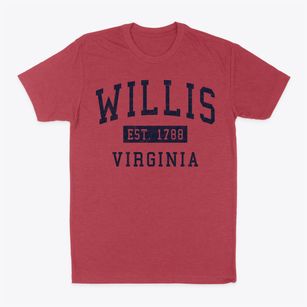 Willis Virginia Classic Established Classic Dad T-Shirt