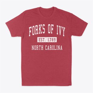 Forks Of Ivy North Carolina Classic Established Classic Dad T-Shirt
