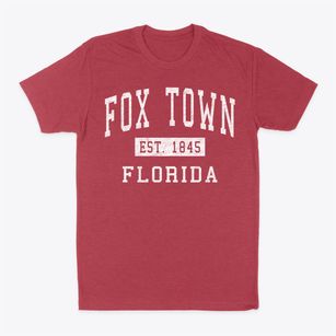 Fox Town Florida Classic Established Classic Dad T-Shirt