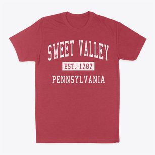 Sweet Valley Pennsylvania Classic Established Classic Dad T-Shirt