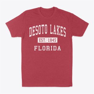 Desoto Lakes Florida Classic Established Classic Dad T-Shirt