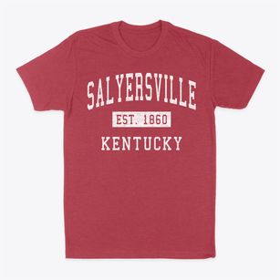 Salyersville Kentucky Classic Established Classic Dad T-Shirt