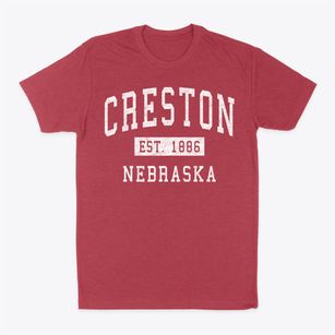Creston Nebraska Classic Established Classic Dad T-Shirt