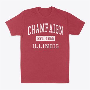 Champaign Illinois Classic Established Classic Dad T-Shirt