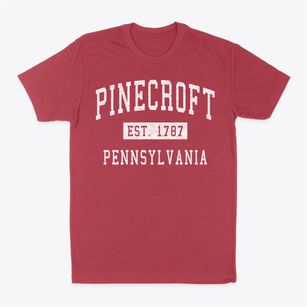 Pinecroft Pennsylvania Classic Established Classic Dad T-Shirt