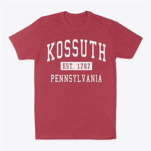 Kossuth Pennsylvania Classic Established Classic Dad T-Shirt