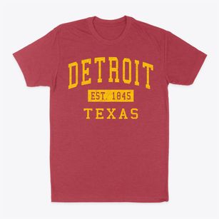 Detroit Texas Classic Established Classic Dad T-Shirt