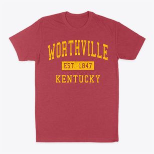 Worthville Kentucky Classic Established Classic Dad T-Shirt