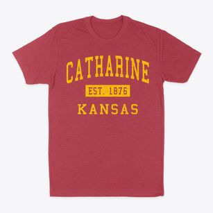 Catharine Kansas Classic Established Classic Dad T-Shirt