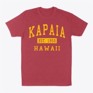 Kapaia Hawaii Classic Established Classic Dad T-Shirt