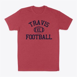 Travis Early College High School Classic Football Classic Dad T-Shirt