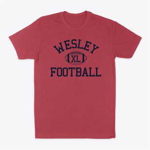 Wesley School Classic Football Classic Dad T-Shirt