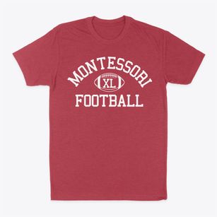 Montessori School Of Waukesha Classic Football Classic Dad T-Shirt