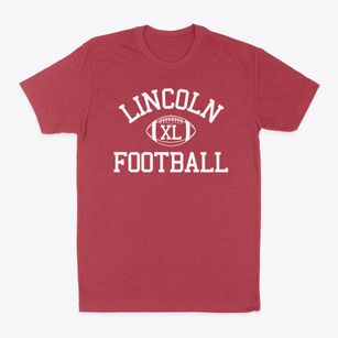 Lincoln Junior High School Classic Football Classic Dad T-Shirt