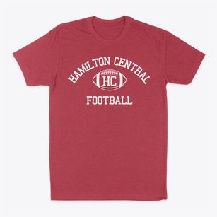 Hamilton Central High School Classic Football Classic Dad T-Shirt