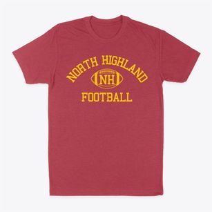 North Highland School Classic Football Classic Dad T-Shirt